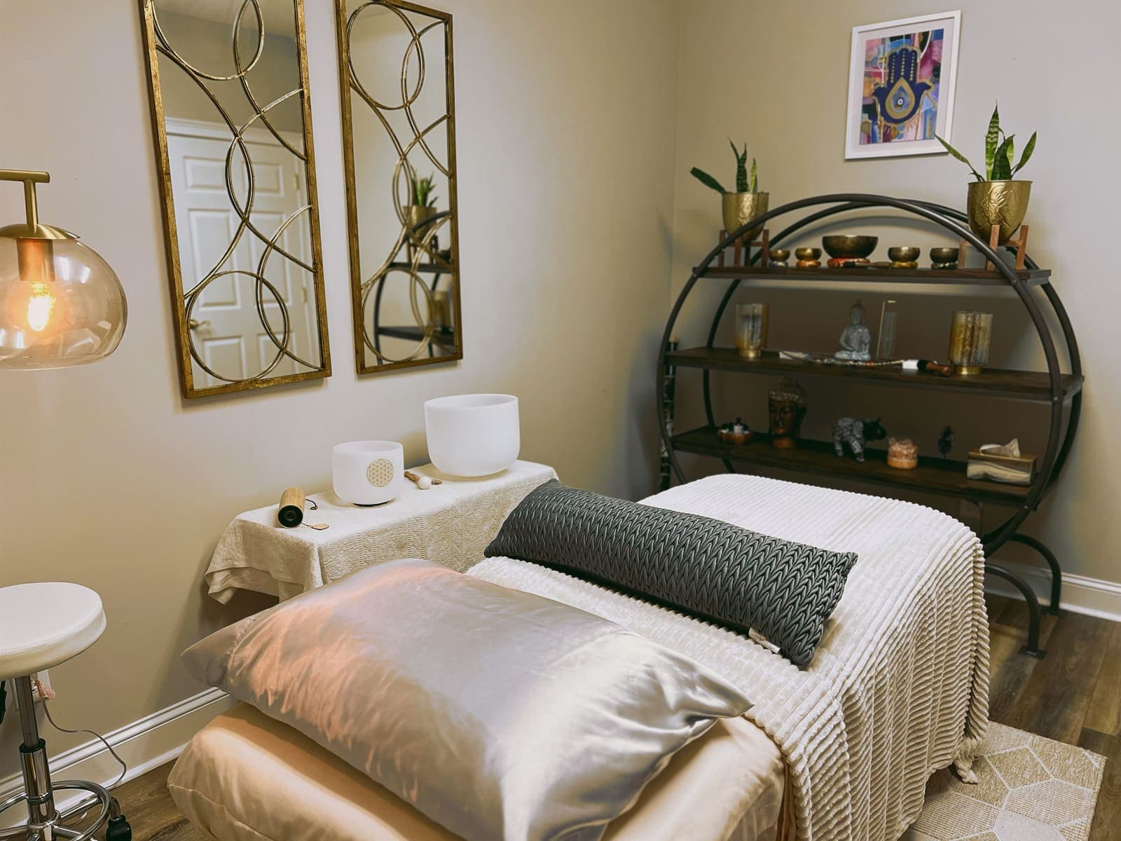 The massage room at Olive Tree